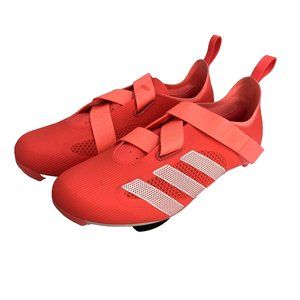 Adidas Unisex Indoor Cycling Shoes Spin Bike 3 Bolt Acid Red Women 5.5 w Cleats